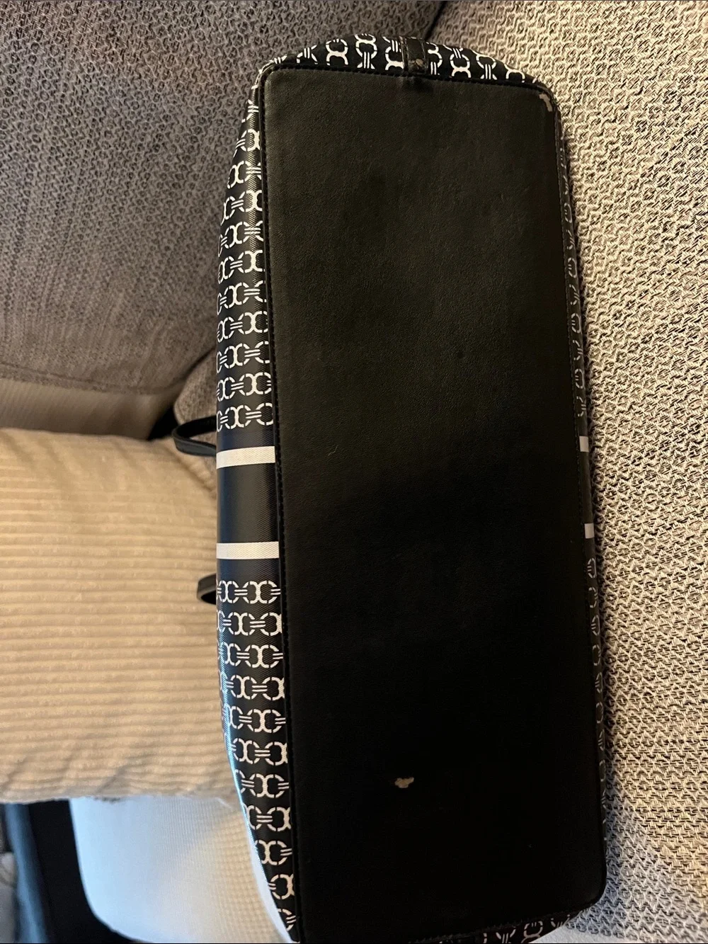Tory Burch Black and White Patterned Tote